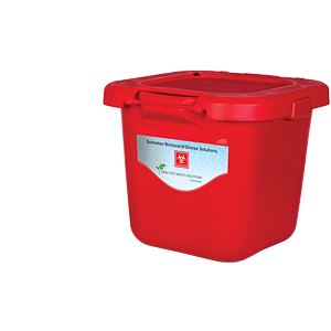Solmetex 5 Gallon Biohazard Container (not eligible for return)