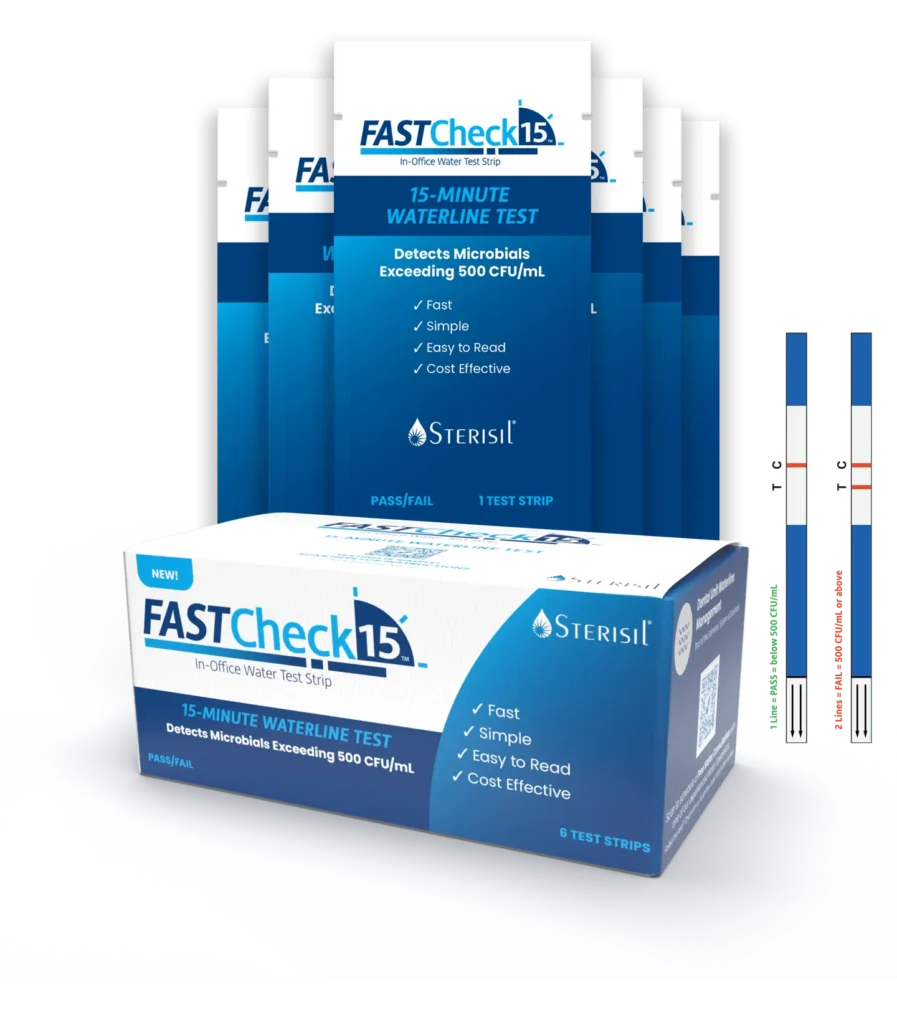 Sterisil FASTCheck15 In-Office Waterline Test Strip - 6/pack