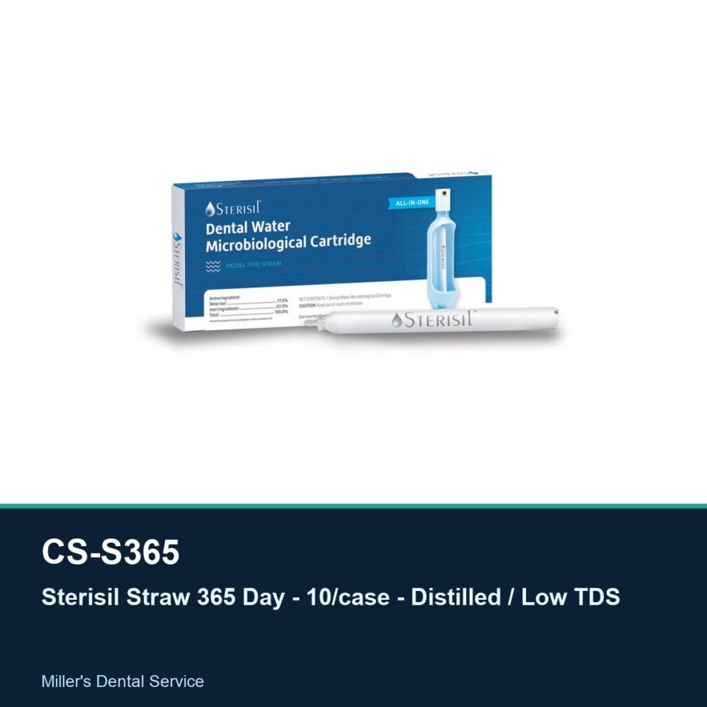 Sterisil Straw 365 Day - 10/case - Distilled / Low TDS
