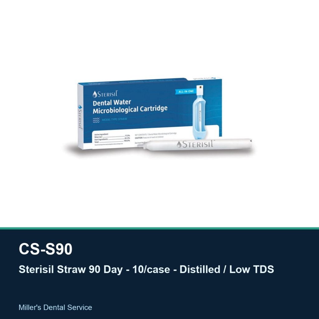Sterisil Straw 90 Day - 10/case - Distilled / Low TDS