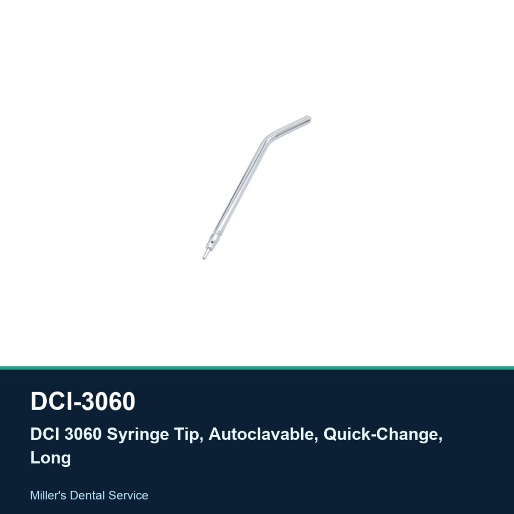 DCI 3060 Syringe Tip, Autoclavable, Quick-Change, Long