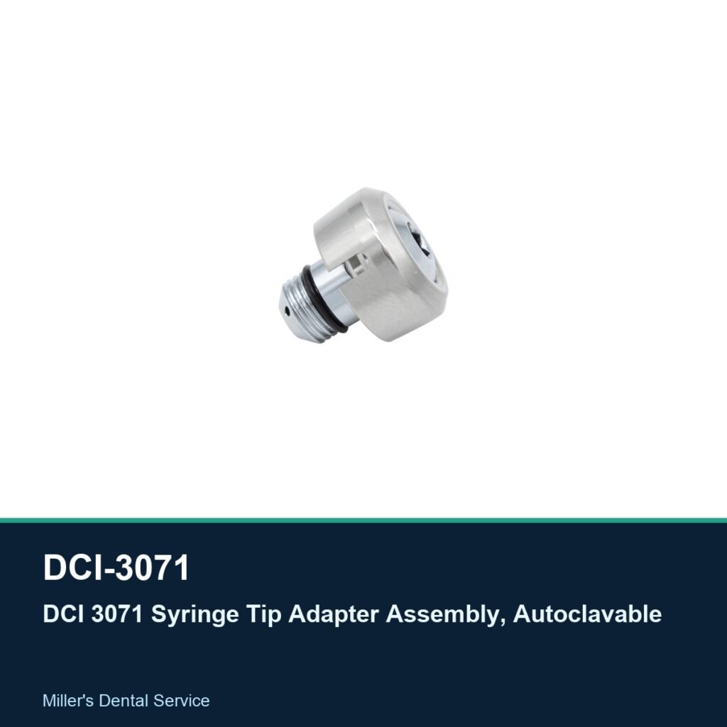 DCI 3071 Syringe Tip Adapter Assembly, Autoclavable