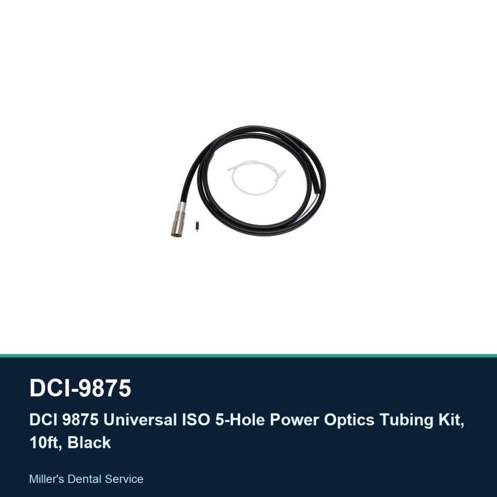 DCI 9875 Universal ISO 5-Hole Power Optics Tubing Kit, 10ft, Black