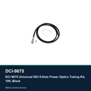 DCI 9875 Universal ISO 5-Hole Power Optics Tubing Kit, 10ft, Black