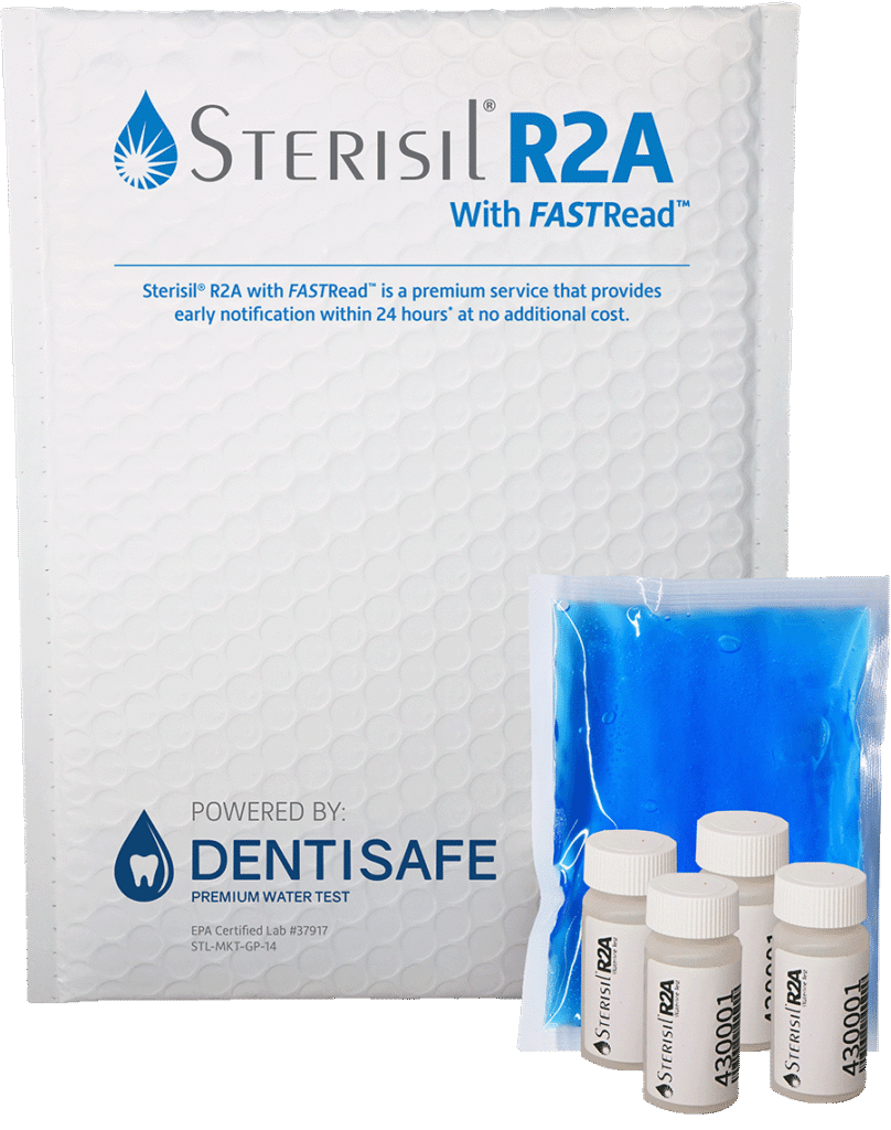 Sterisil R2A with FASTRead Mail-In Waterline Test - 4 vials